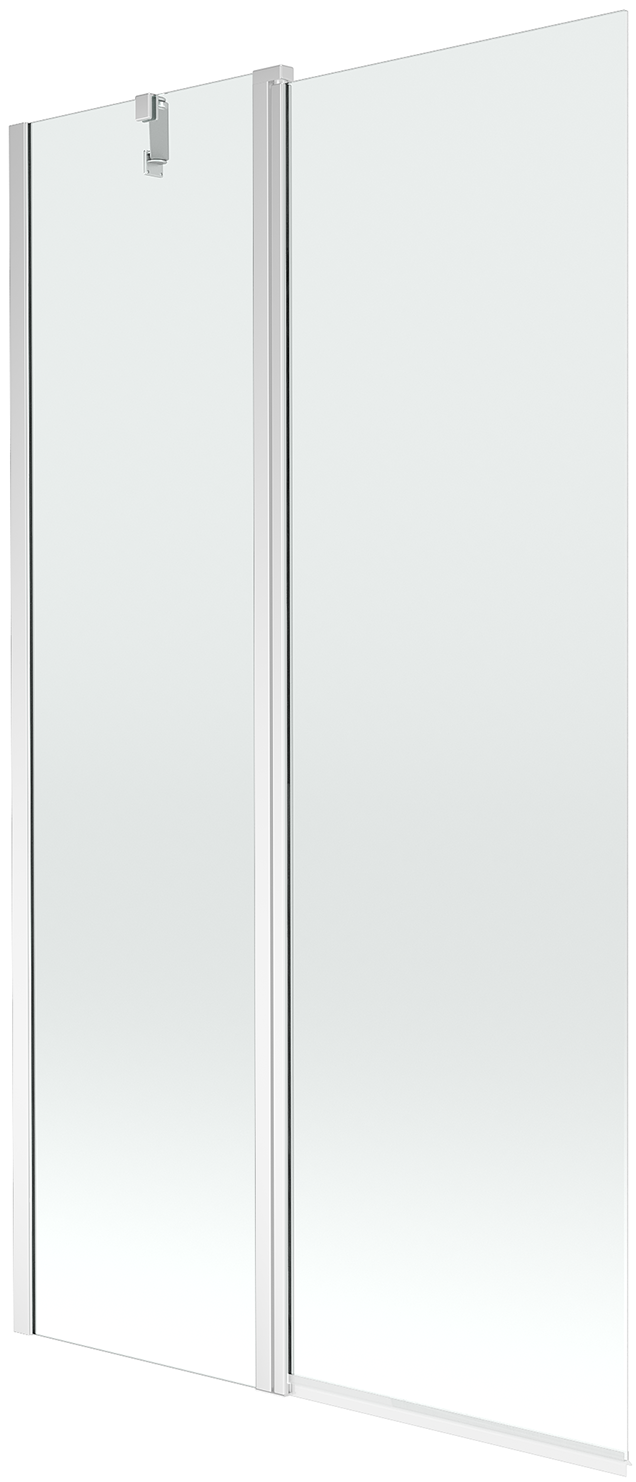 Mexen Flip vaňová zástena jednokrídlová 100 x 150 cm, Priehľadné, Chrómová - 894-100-101-01-00