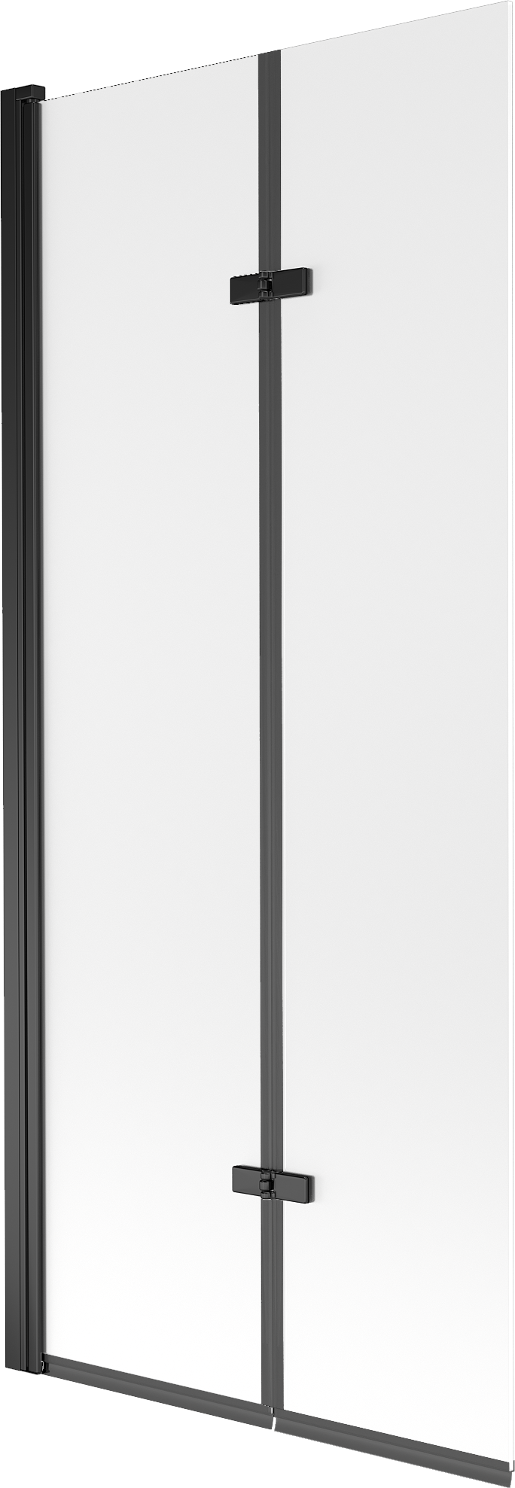 Mexen Castor vaňová zástena dvojkrídlová 80 x 150 cm, Inovať, Čierna - 892-080-002-70-30