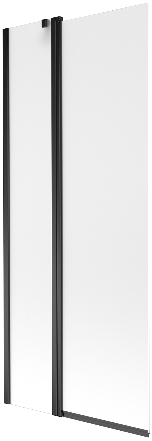 Mexen Flip vaňová zástena jednokrídlová 80 x 150 cm, Inovať, Čierna - 894-080-101-70-30