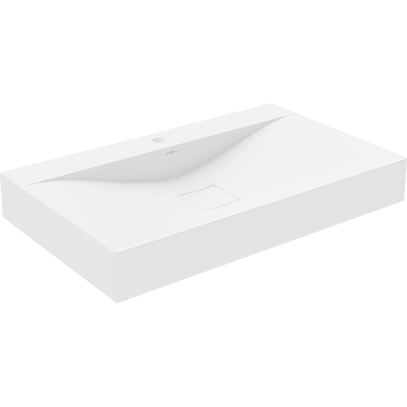 Mexen Poli umývadlo na dosku z konglomerátu 80 x 48 cm, biela - 23028001