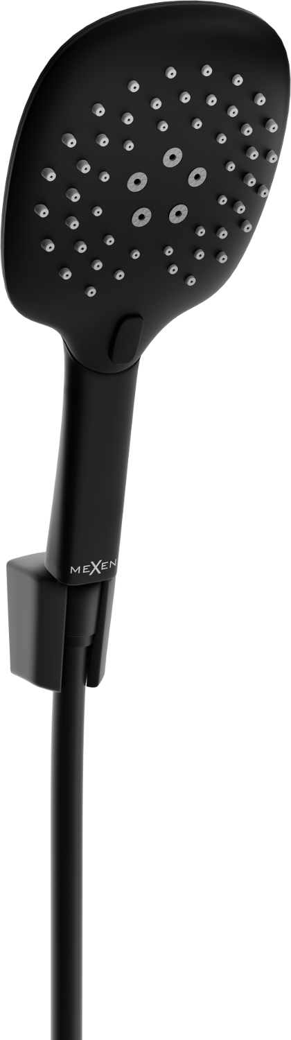 Mexen R-22 bodová sprchová súprava, čierna - 785225052-70