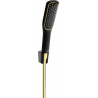 Mexen R-49 bodová sprchová súprava, zlatá/čierna - 785495052-57
