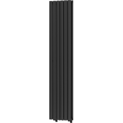 Mexen Dallas dekoratívny radiátor 1600 x 360 mm, 1039 W, Čierna - W214-1600-360-00-70