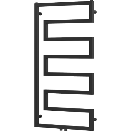 Mexen Floryda dekoratívny radiátor 1080 x 600 mm, 358 W, Čierna - W206-1080-600-00-70