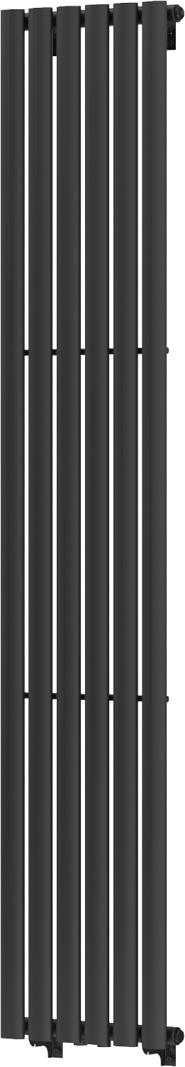 Mexen Oregon dekoratívny radiátor 1800 x 350 mm, 604 W, Čierna - W202-1800-350-00-70