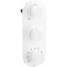 Mexen Kai termostatická vaňovo-sprchová batéria s 3 vývodmi, biela - 77603-20