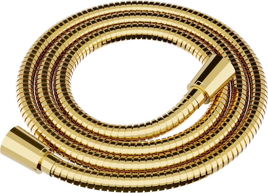 Mexen sprchová hadica 150 cm, zlatá - 79460-50