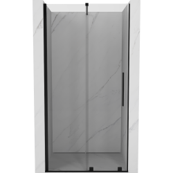 Mexen Velar posúvacie sprchové dvere 100 cm, Priehľadné, Čierne - 871-100-000-01-70