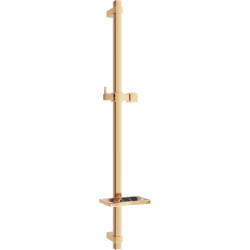 Mexen DQ sprchový stojan s mydelničkou 80 cm, zlatoružová - 79381-60