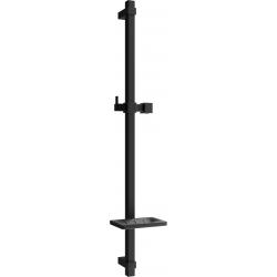 Mexen DQ sprchový stojan s mydelničkou 80 cm, čierna - 79381-70