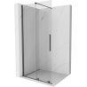 Mexen Velar posúvacie sprchové dvere Walk-in 70 cm, Priehľadné, gun gray kefovaný - 871-070-000-03-66
