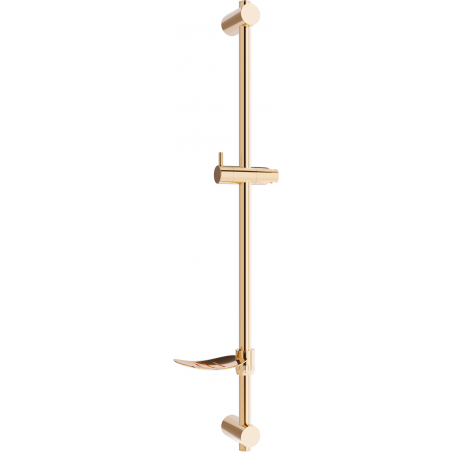 Mexen DF sprchový stojan s mydelničkou 80 cm, zlatoružová - 79382-60