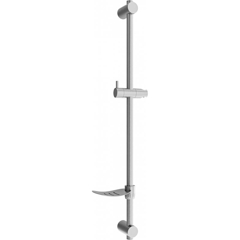 Mexen DF sprchový stojan s mydelničkou 80 cm, grafitová čierna - 79382-66