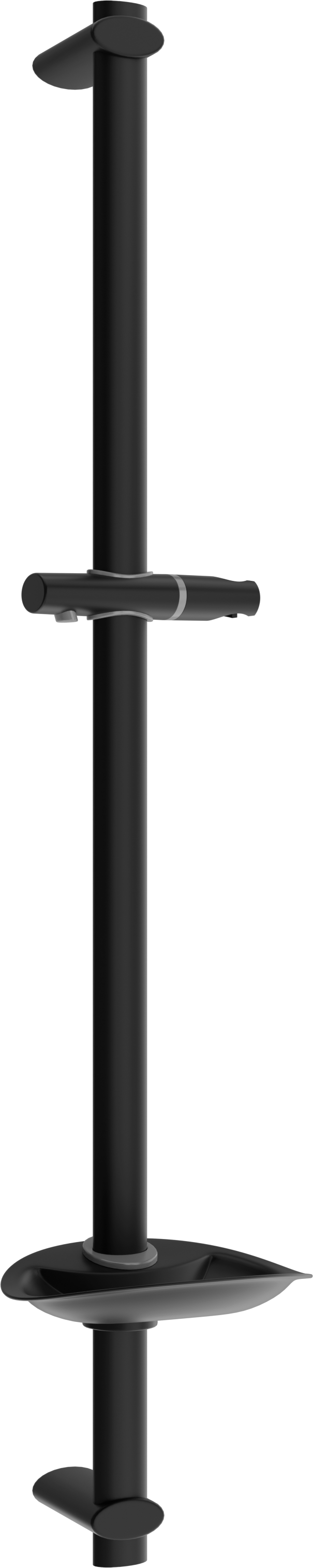 Mexen DB sprchový stojan s mydelničkou 75 cm, čierna - 79384-70