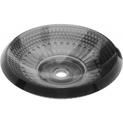 Mexen Heba sklenené umývadlo na dosku 45 x 45 cm, Čierna - 24064570