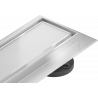 Mexen Flat MGW odtokový žľab 70 cm, biele sklo - 1027070-15