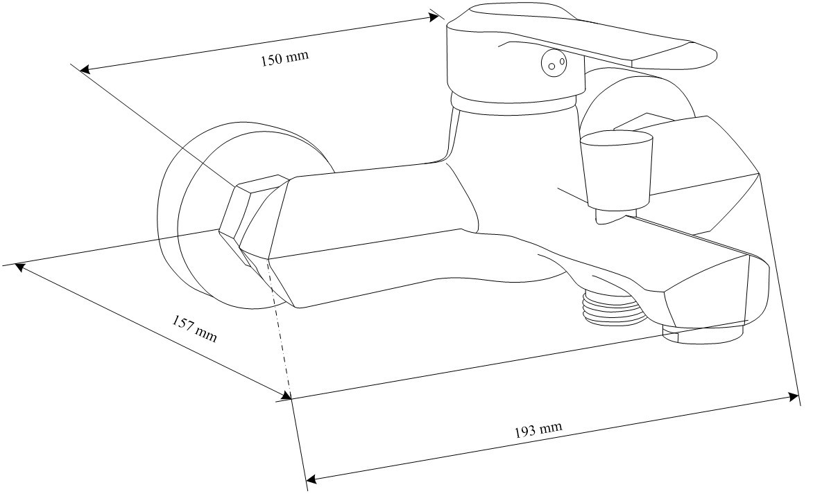 Mexen Sabre R74 vaňová batéria so sprchovacím setom, čierna - 7213R74-70