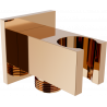 Mexen Cube Rohové spojky, zlatoružová - 79300-60