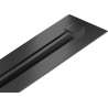 Mexen Flat 360° Super Slim odtokový žľab otočný 140 cm, čierna - 1751140