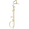 Mexen X05 sprchový stĺp, zlatá/biela - 798050591-50