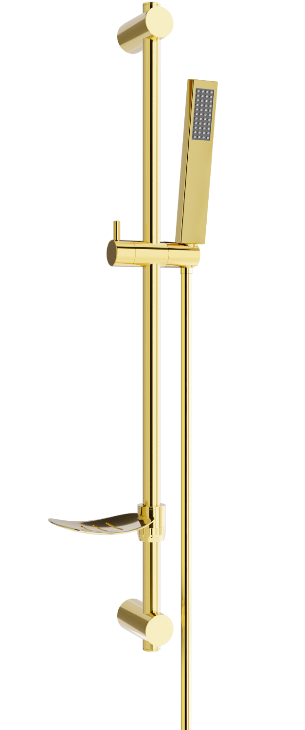 Mexen DF00 posuvná sprchová súprava, zlatá - 785004582-50