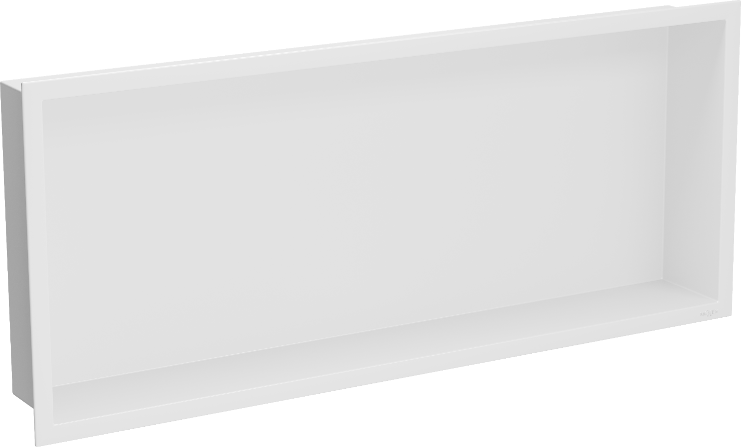 Mexen X-Wall-R zapustená polička s okrajom 75 x 30 cm, biela - 1920753010