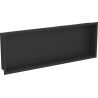 Mexen X-Wall-R zapustená polička s okrajom 90 x 30 cm, čierna - 1970903010