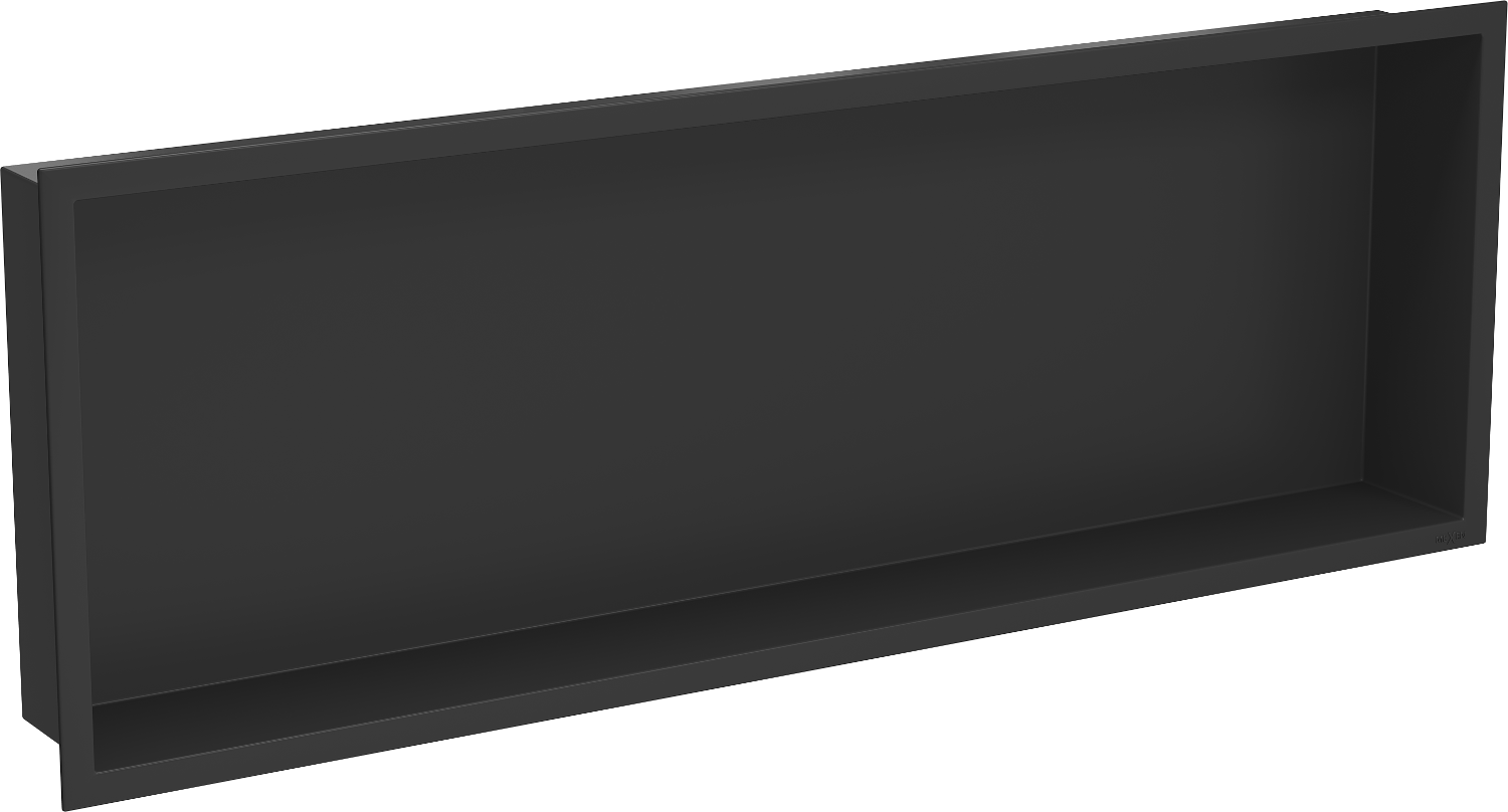 Mexen X-Wall-R zapustená polička s okrajom 90 x 30 cm, čierna - 1970903010