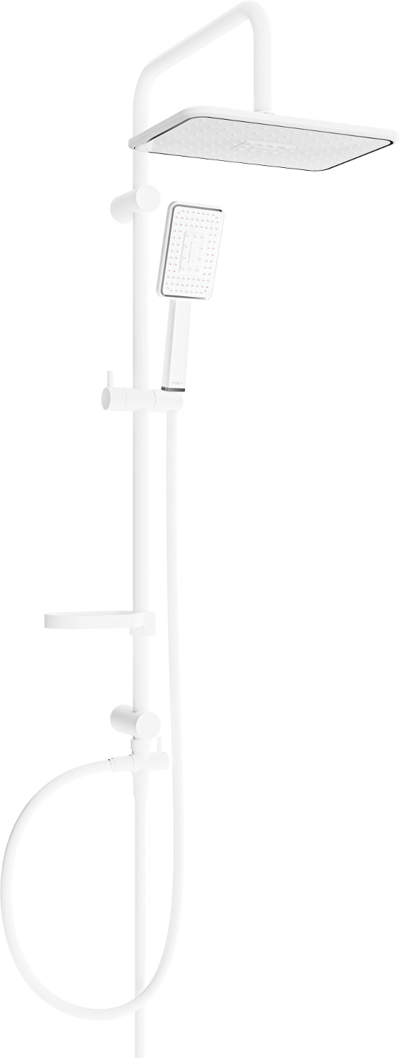 Mexen X54 sprchový stĺp, biela/chrómová - 798545491-21