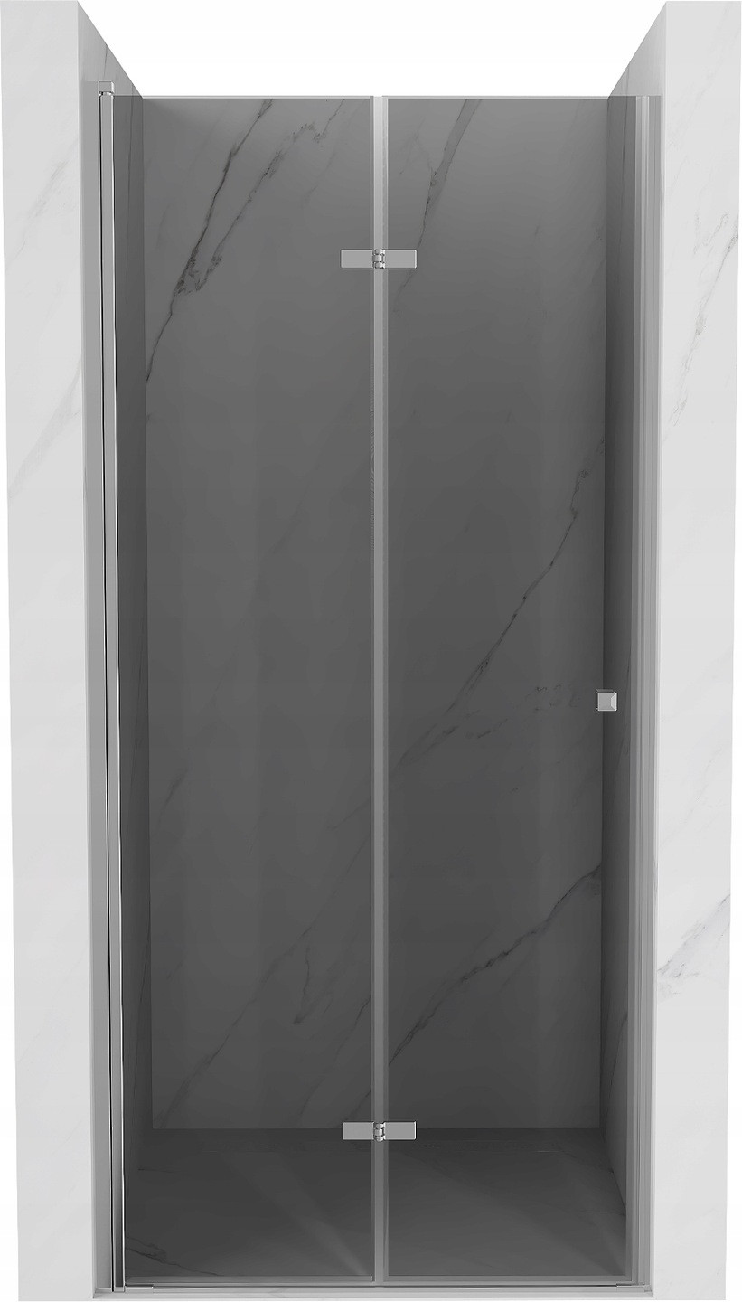 Mexen Lima skladacie sprchové dvere 110 cm, grafitová čierna, chrómová - 856-110-000-01-40
