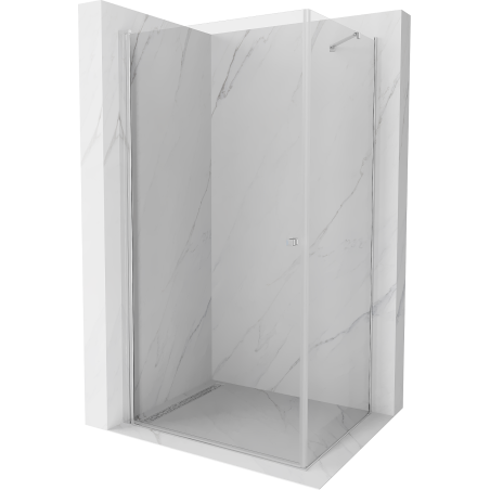 Mexen Pretoria sprchová kabína, kyvné dvere 70 x 80 cm, transparentnéné, chrómová - 852-070-080-01-00