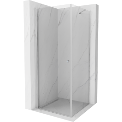 Mexen Pretoria sprchová kabína, kyvné dvere 100 x 100 cm, transparentnéné, chrómová - 852-100-100-01-00