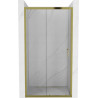 Mexen Apia posúvacie sprchové dvere 95 cm, transparentnéné, zlatá - 845-095-000-50-00