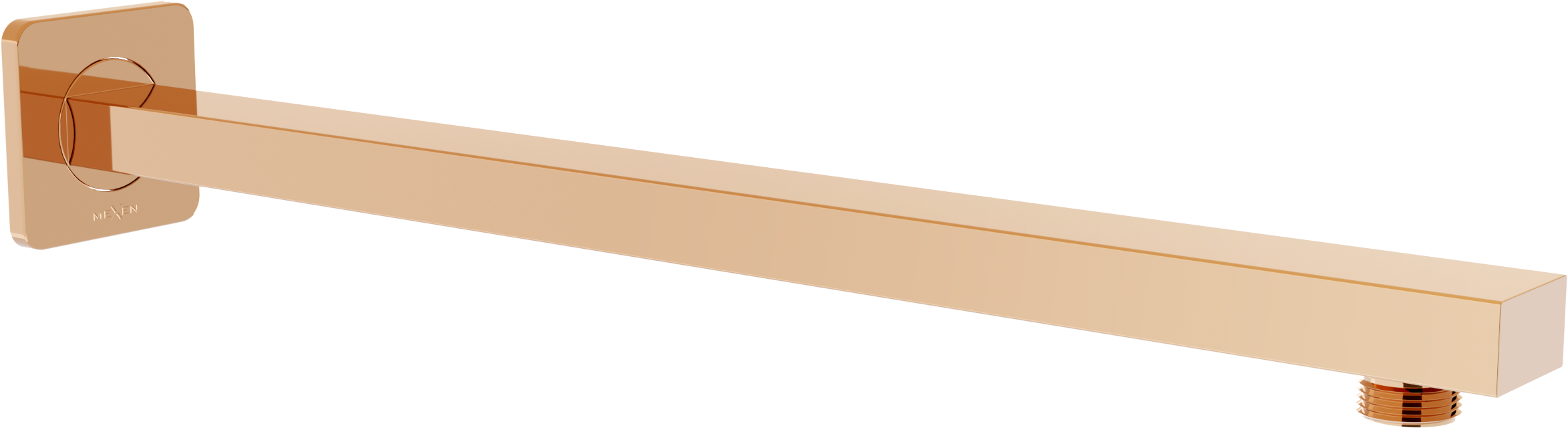 Mexen nástenné sprchové rameno 40 cm zlatoružová - 79112-60