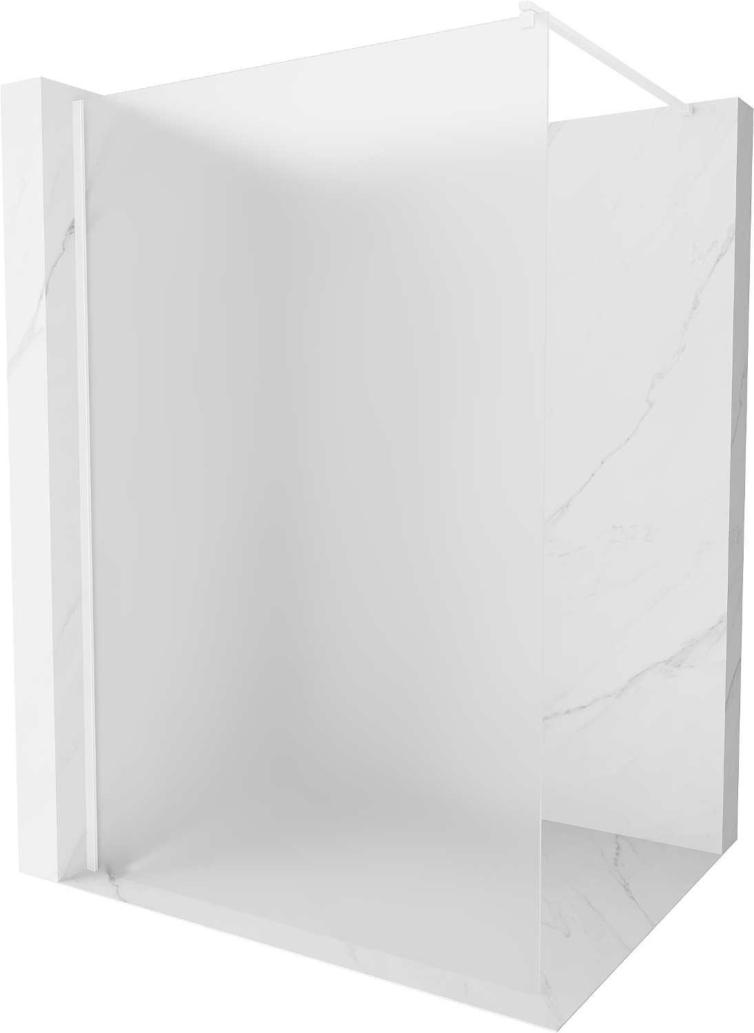 Mexen Kioto sprchová stena 70 x 200 cm, inovať 8 mm, biela - 800-070-101-20-30