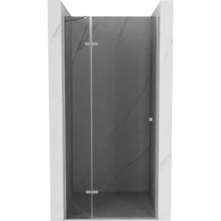Mexen Roma kyvné sprchové dvere 90 cm, grafitová čierna, chrómová - 854-090-000-01-40
