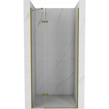 Mexen Roma kyvné sprchové dvere 100 cm, transparentnéné, zlatá - 854-100-000-50-00