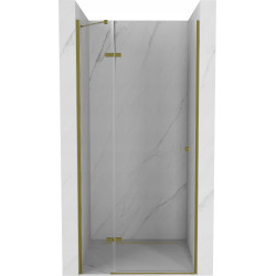 Mexen Roma kyvné sprchové dvere 110 cm, transparentnéné, zlatá - 854-110-000-50-00
