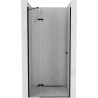 Mexen Roma kyvné sprchové dvere 90 cm, transparentnéné, čierna - 854-090-000-70-00
