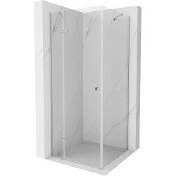 Mexen Roma sprchová kabína, kyvné dvere 110 x 110 cm, transparentnéné, chrómová - 854-110-110-01-00