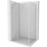 Mexen Roma sprchová kabína, kyvné dvere 70 x 110 cm, transparentnéné, chrómová - 854-070-110-01-00