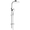 Mexen Q05 sprchový stĺp, chrómová/biela - 798050595-00