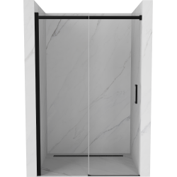Mexen Omega posúvacie sprchové dvere 100 cm, transparentnéné, čierna - 825-100-000-70-00