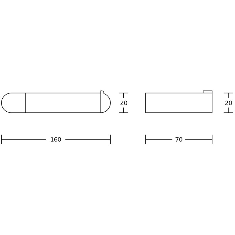 Mexen Adox držiak na toaletný papier, Chrómová - 7018233-00