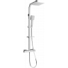 Mexen CQ45 stenová sprchová súprava s dažďovými tryskami a termostatickou batériou, chrómová - 772504595-00