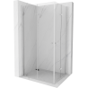 Mexen Lima Duo sprchová kabína, skladacie dvere 80 x 70 cm, transparentnéné, chrómová - 856-080-070-02-00