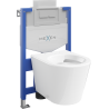 Mexen podomietkový WC systém Felix XS-U s WC misou Rico, biela- 6853372XX00