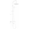 Mexen KX40 vaňovo-sprchová súprava s dažďovými tryskami a termostatickou batériou, biela- 779004091-20