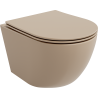 Mexen Lena WC misa Rimless s pomaly padajúcim sedátkom, duroplast, cappucino matná - 30224064