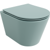 Mexen Rico WC misa Rimless s pomaly padajúcim sedátkom, duroplast, Zelená bledomatná - 30724048